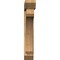 Ekena Millwork Legacy Slat Rough Sawn Bracket w/ Offset Brace, Western Red Cedar, 8"W x 42"D x 48"H BKT0806X42X48LEC06RWR - alternate 3